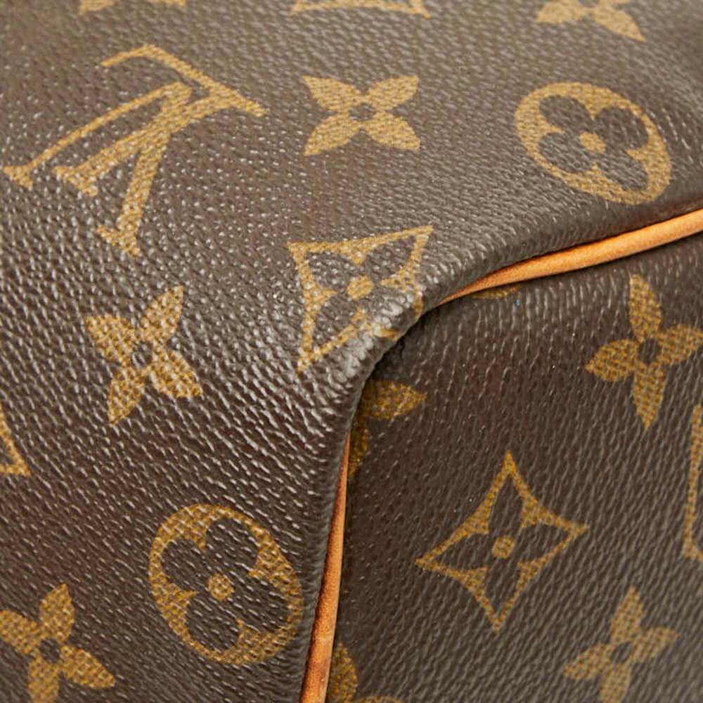 LOUIS VUITTON Brown Monogram Leather Speedy 25 Boston Bag - Picture 6 of 11